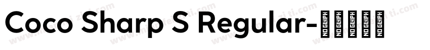 Coco Sharp S Regular字体转换
